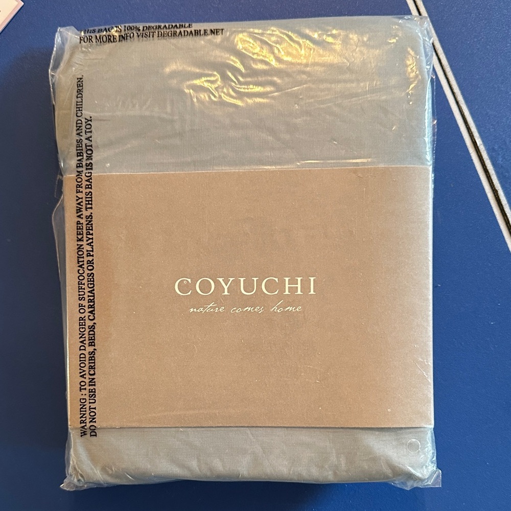 Coyuchi Soft Gray Bedding